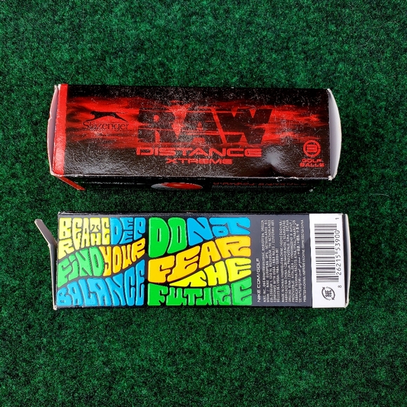 Nike Mojo Golf Balls 1 Sleeve (3 Balls) New Open Box & 1-Slazenger Raw Distance - Picture 2 of 5